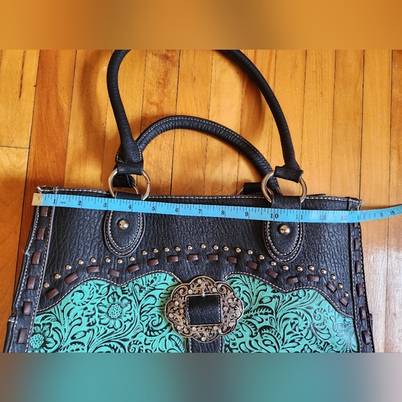 Black and turquoise purse - Picture 9 of 9